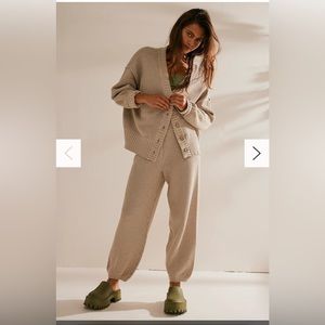 Free people Hailee cardi set